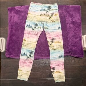 Wildfox Pastel Landscape Leggings